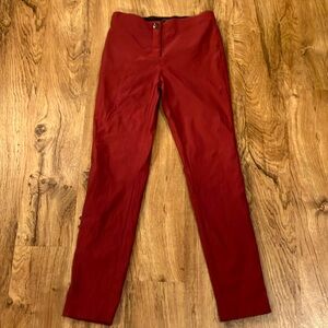 Women’s violets and roses 4/27 Red Slim Fit Pants